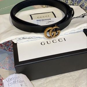 Gucci GG Marmont leather belt